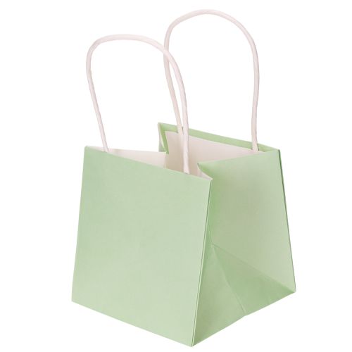 Artículo Bolsa de regalo con diseño floral, bolsa de regalo pequeña para ocasiones especiales, 12 cm, 12 piezas