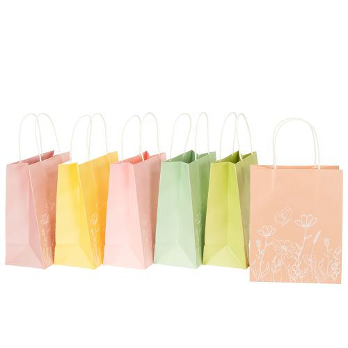 Artículo Bolsas de regalo de papel para un embalaje atractivo y práctico, 20 cm, 6 unidades