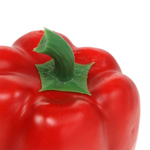 Floristik24 Pimentón rojo artificial 8cm 4uds