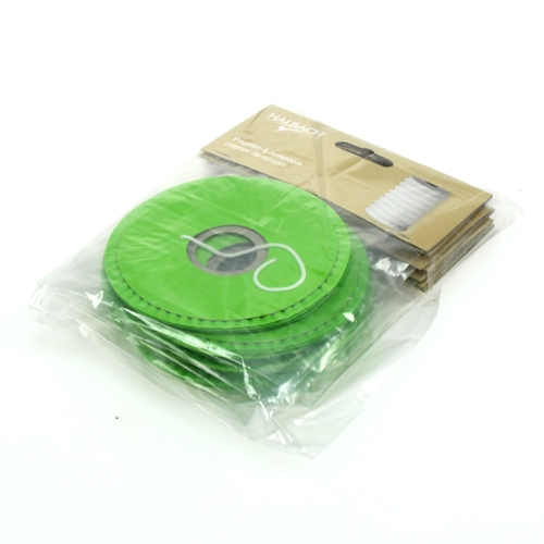 Floristik24 Farolillo de papel verde 10cm H13cm 8pcs