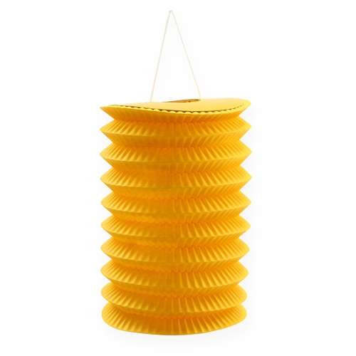 Floristik24 Tren Linterna Amarillo Ø10cm H13cm 8pcs