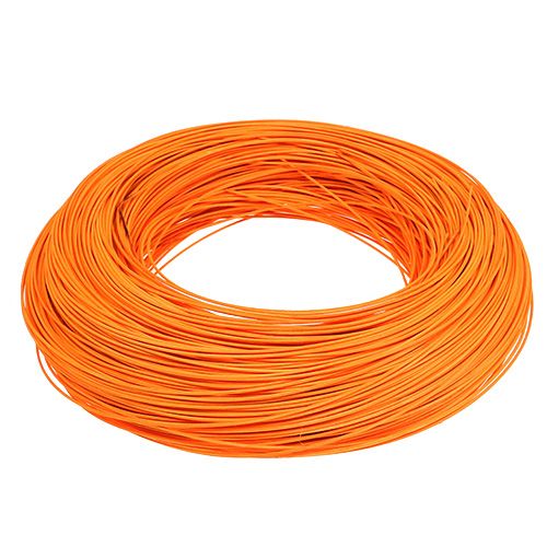 Floristik24 Bastón de ratán naranja claro Ø1.3mm 250g