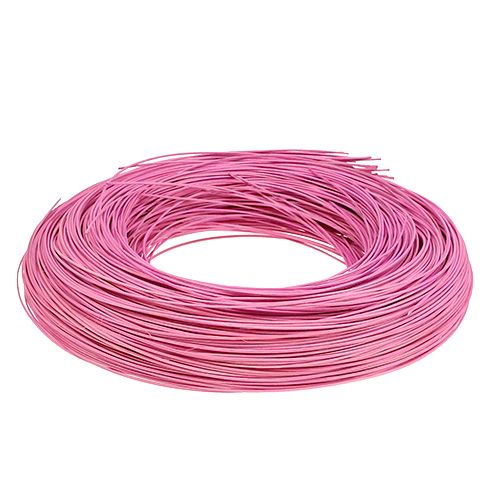 Floristik24 Ratán Rosa claro Ø1,3mm 250g