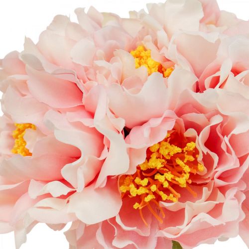 Artículo Paeonia Peonía Flor Artificial Peonía Rosa Ø6cm 28cm 7uds