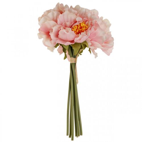 Artículo Paeonia Peonía Flor Artificial Peonía Rosa Ø6cm 28cm 7uds
