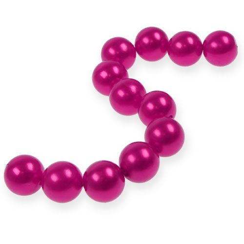 Floristik24 Perlas decorativas Ø2cm rosa 12uds