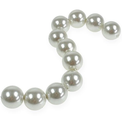 Perlas decorativas Ø2cm champán 12uds