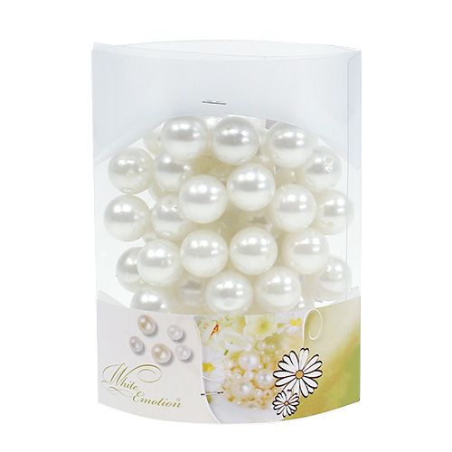 Floristik24 Perlas blancas Ø20mm 200g 50pcs