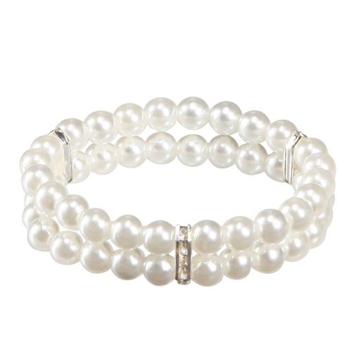 Floristik24 Cinta de perlas perlas decorativas color marfil Ø6cm
