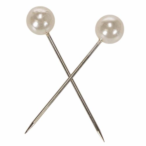 Alfileres cabeza perla champagne Ø15mm 75mm | Floristik24.es