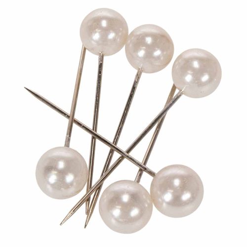 Alfileres cabeza perla champagne Ø20mm 90mm comprar | Floristik24.es