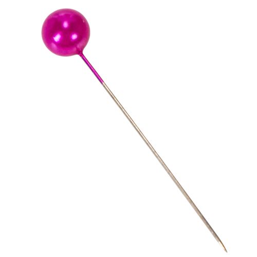 Alfileres Cabeza De Perla Rosa