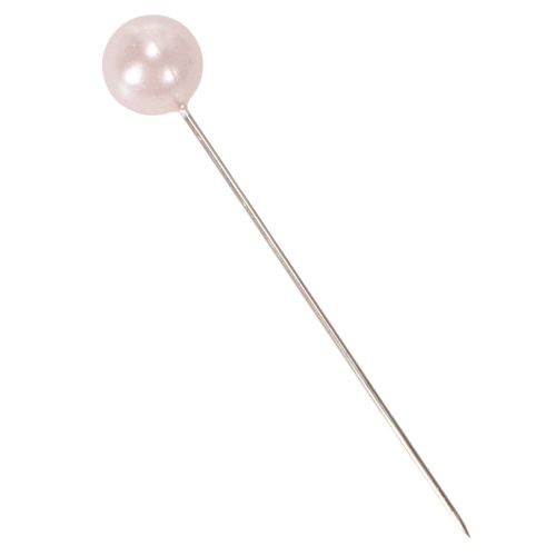 Alfileres Cabeza De Perla Rosa