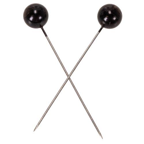 Pasadores de abalorios negro Ø10mm 60mm | Floristik24.es