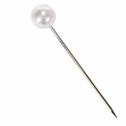 Alfileres Cabeza Perla Blanco