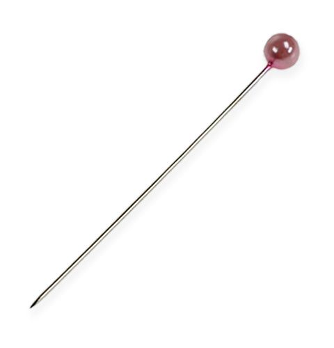 Artículo Alfileres Cabeza De Perla Ø6mm 65mm Rosa