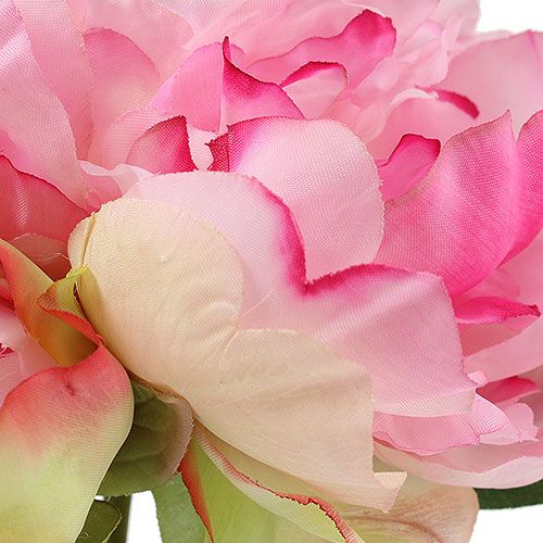 Floristik24 Peonias con capullo rosa L30cm 2pcs