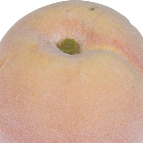 Floristik24 Decoración de frutas artificiales decoración de melocotón chupete de comida 7,5 cm