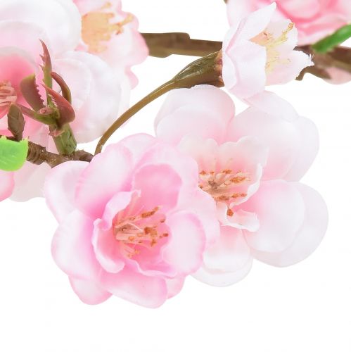 Artículo Rama de flor de melocotón rama rosa artificial primavera 69cm