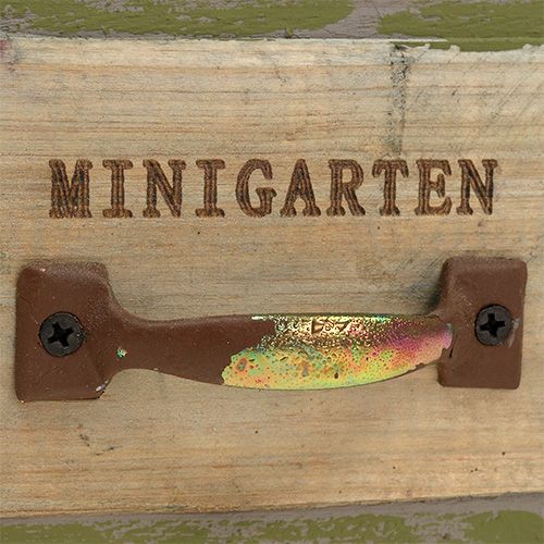 Floristik24 Planta cajón madera 11,5cm x 11cm