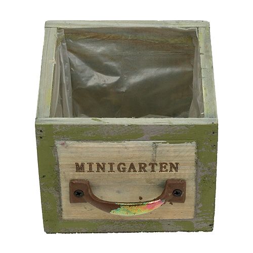 Floristik24 Planta cajón madera 11,5cm x 11cm