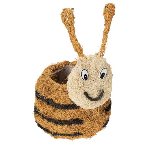 Figura de abeja elaborada con materiales naturales con un bonito diseño para habitaciones infantiles, 24cm, 2 piezas