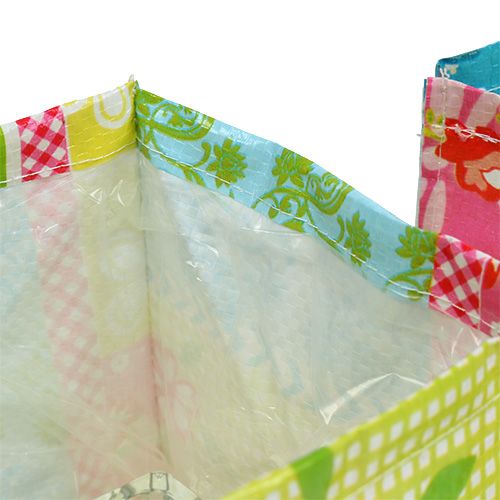 Floristik24 Caja de plantas patchwork 12x12cm 6pcs