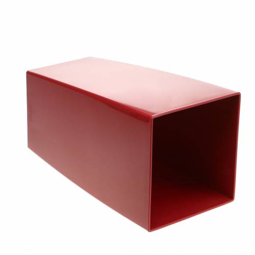 Floristik24 Florero rojo Milano Diamond 11l 20cm