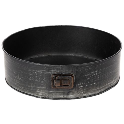 Artículo Maceta, bandeja decorativa para hornear, molde desmontable para plantar, decoración de metal Ø24cm H7.5cm