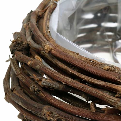Floristik24 Cesta para plantas ramas de vid naturaleza Ø36cm H16cm