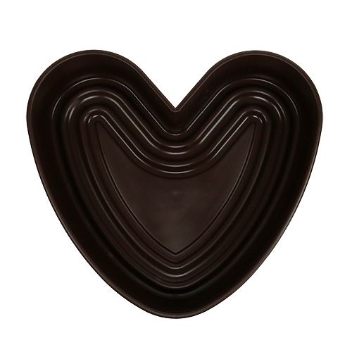 Floristik24 Planta corazón &quot;Amora&quot; marrón 35 x 35cm, 1ud
