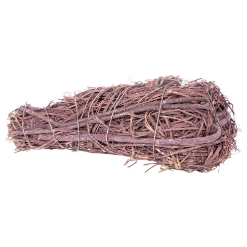 Bol en forma de corazón con ramas e inserto de papel de aluminio para arreglos florales, 14 cm, 2 unidades | Floristik24.es