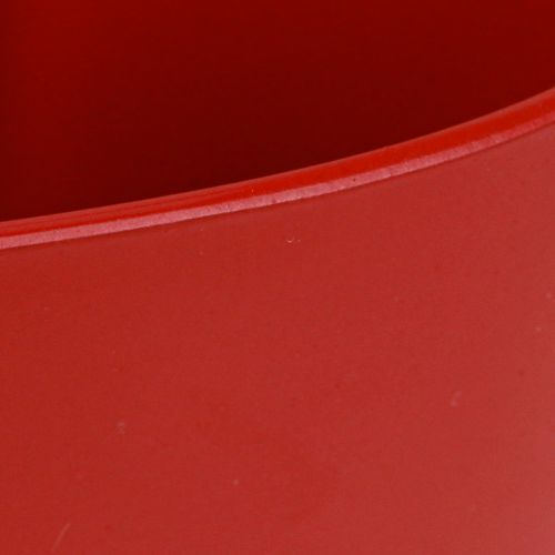 Artículo Planta romántica corazón cuenco para plantas corazón rojo 15×15×7cm 3ud