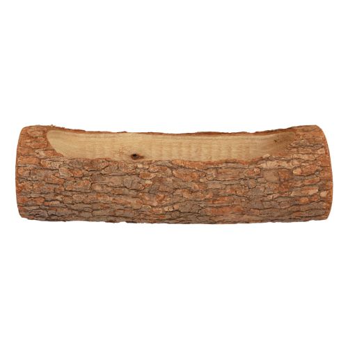 Floristik24 Jardinera de madera decorativa rústica natural 30cm×10,5cm×8cm