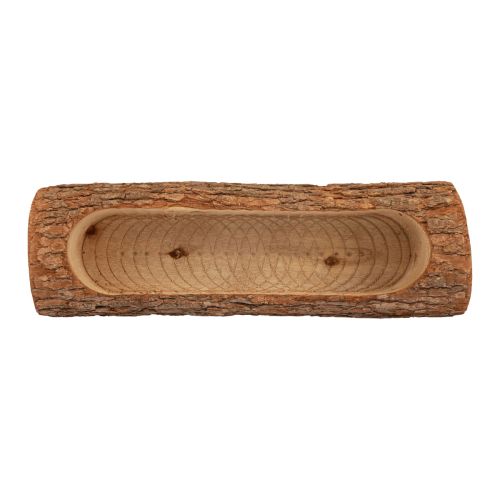 Floristik24 Jardinera de madera decorativa rústica natural 30cm×10,5cm×8cm