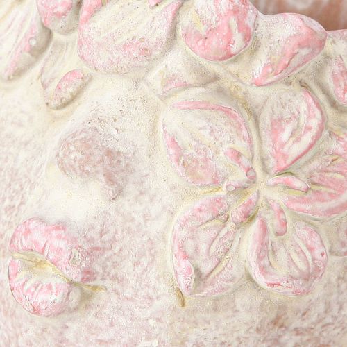 Artículo Macetero busto mujer enviando besos Color rosa 18cm 3uds