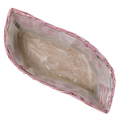 Floristik24 Set de cestas de plantas de 2 Wave Pink, Nature