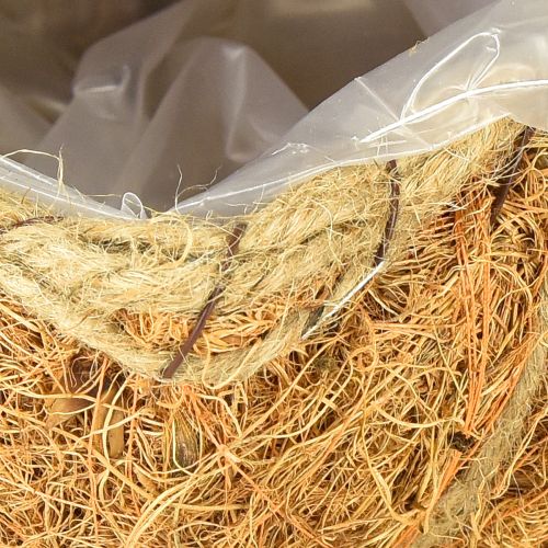 Artículo Cesta para plantas calabaza decoración otoñal naranja Ø22cm H17cm