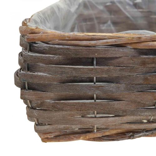 Floristik24 Cesta de plantas cesta decorativa en forma de corazón planta corazón sauce conjunto de 4