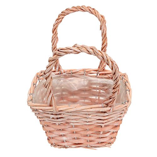 Cesta de siembra naranja 20cm x 14cm H13cm