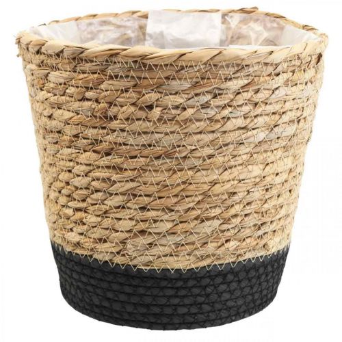 Artículo Cesta de plantas macetero cesta de hierba marina deco naturaleza Ø26cm H23cm