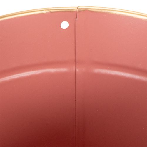 Artículo Maceta/jardinera de metal, Ø13cm H12cm, 4 piezas