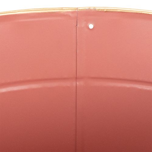 Artículo Maceta/jardinera de metal, Ø26cm H22cm, 4 piezas