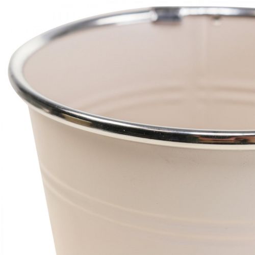 Floristik24 Macetero macetero macetero de metal Ø13.5cm H12.5cm 2pcs