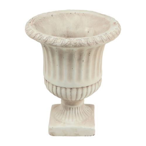 Floristik24 Macetero trofeo de hormigón macetero decorativo antiguo Ø19cm H24cm
