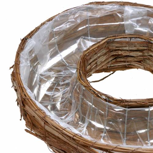 Floristik24 Anilla para plantas corteza natural plant bowl Ø50/43cm juego de 2