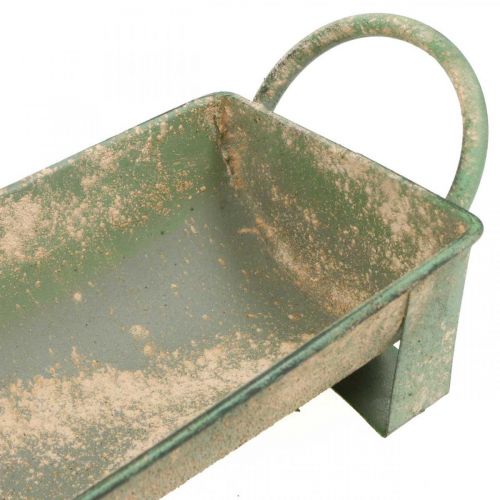 Floristik24 Jardinera, canaleta decorativa, jardinera efecto antiguo L51cm