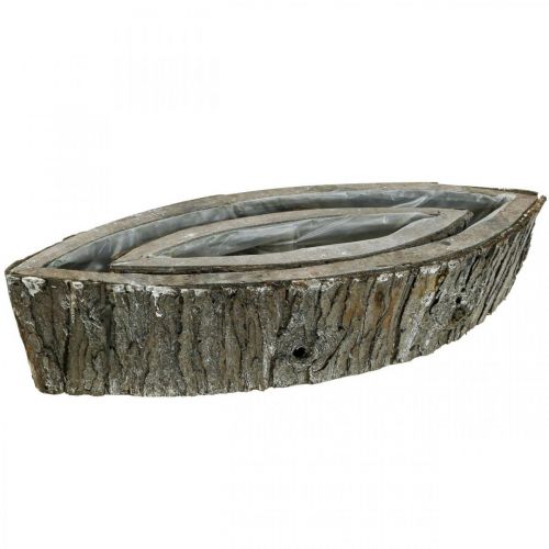 Artículo Cuenco para plantas macetero de madera Jardiniere 46/31,5 cm juego de 2