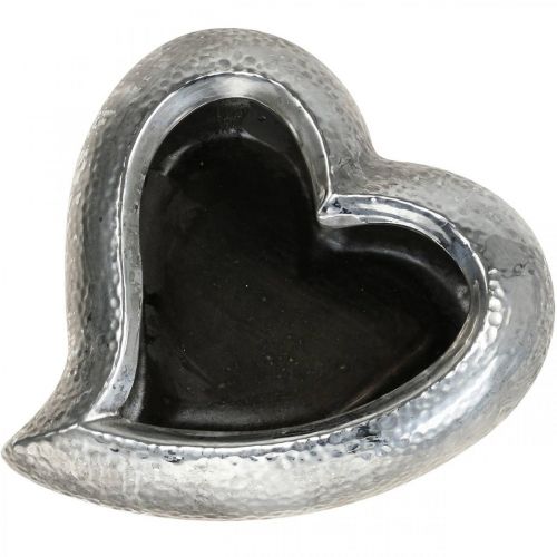 Artículo Cuenco para plantas corazón corazón de cerámica para plantar 24cm