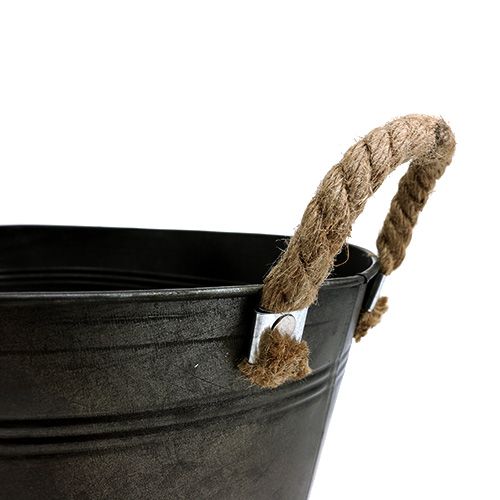 Floristik24 Plantador ovalado antiguo 40 x 29cm H18cm 1p